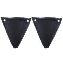 2St Zwarte Polyester Plant Growing Pouch Voor En Kantoor
