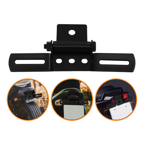 Chrome Side Mount For Motorcycle Tail Light Bracket 1