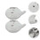 2 Pcs Drawing Ceramic Ink Drop Ink Container 9x7x2cm 4