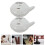 2 Pcs Drawing Ceramic Ink Drop Ink Container 9x7x2cm 2