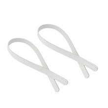 2Pièces Sangles Blanches Pour Sac Fourre-Tout En Cuir Résistantes