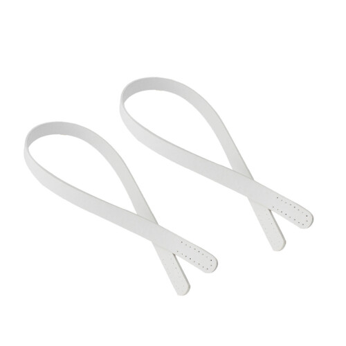 2Pièces Sangles Blanches Pour Sac Fourre-Tout En Cuir Résistantes