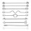 9 Pcs Navel Bar Buckle Belly Button Popularity Screw Piercing ※ 8