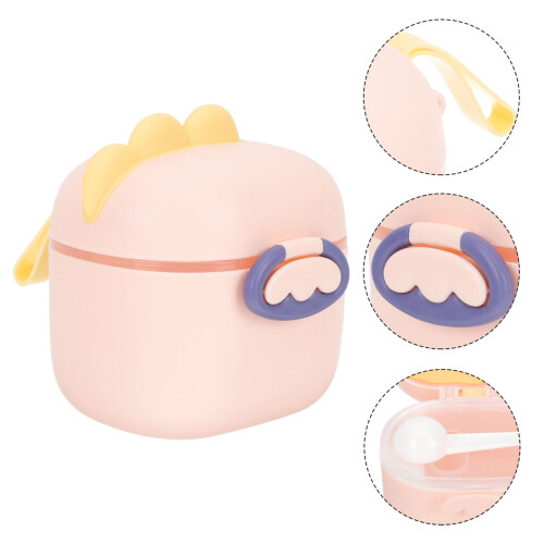 Toddler Snack Container Milk Powder Box Pink Pp 1pack 2
