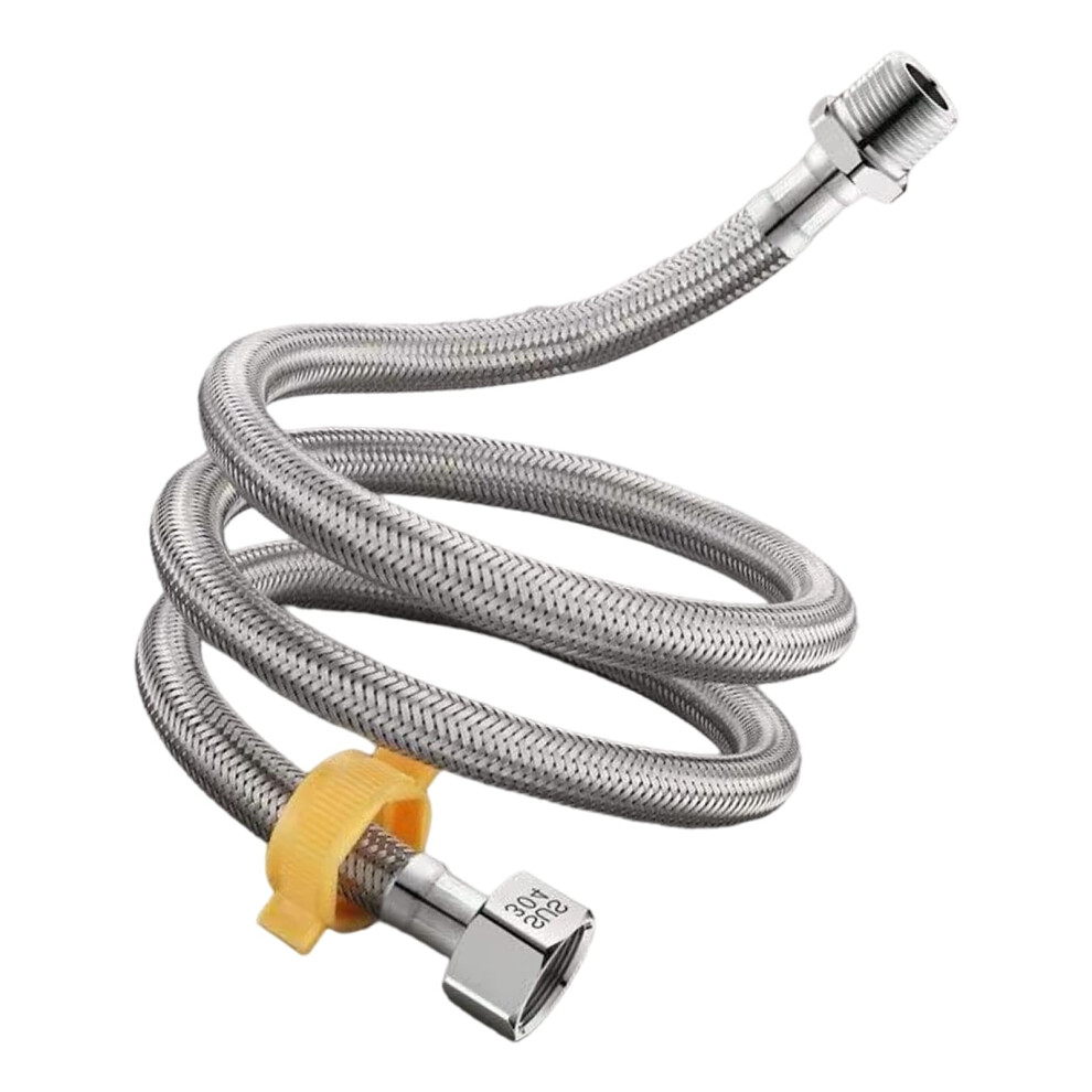 Flexible 4-Point Thread Hot Water Heater Hose Connector 300Cm For Easy Installation Compatible With Standard Systems 6038364002815