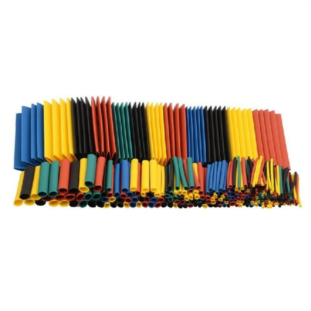 Shrinking Tubing 328Pcs Polyolefin Electrical Wire Heat Shrink Sleeve Kit For Cable Insulation And Protection 6482260301525