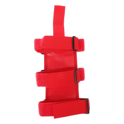 Red Nylon Fire Extinguisher Strap for Vehicle Secure Mounting