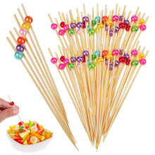 Toothpicks For Appetizers Bamboo Skewers Bamboo 200pcs