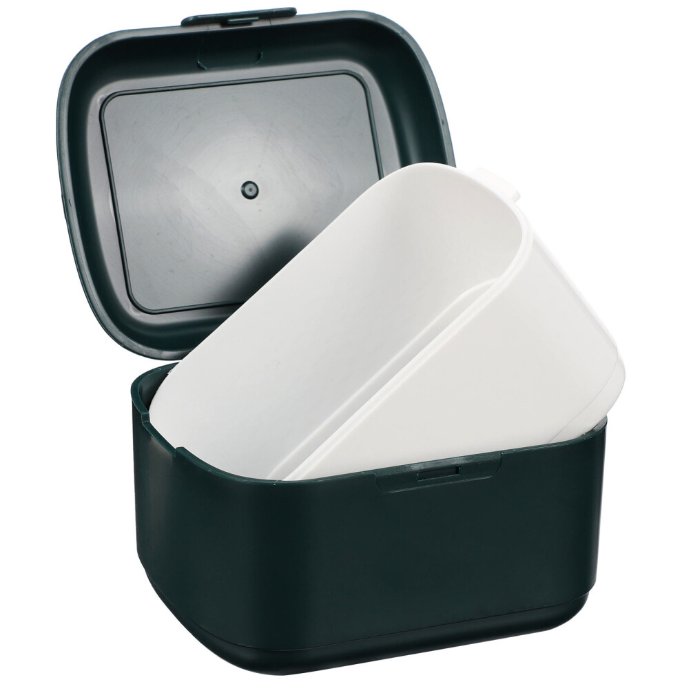 Inoomp Braces Storage Box Retainer Cleaner Container Stainless