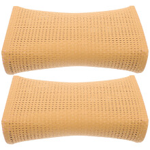 2Stk Kunststoff Sauna Kissen Nackenstütze Ergonomisch Für Senioren
