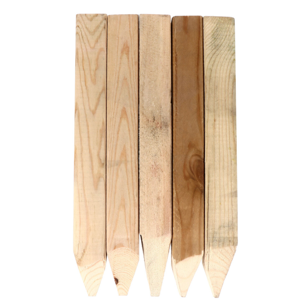 5Pcs Practical Wooden Stakes For Garden And Building Measurements 3162367791735