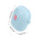 Sealed Milk Powder Box Storage Blue Pp Tpe 1pcs 2
