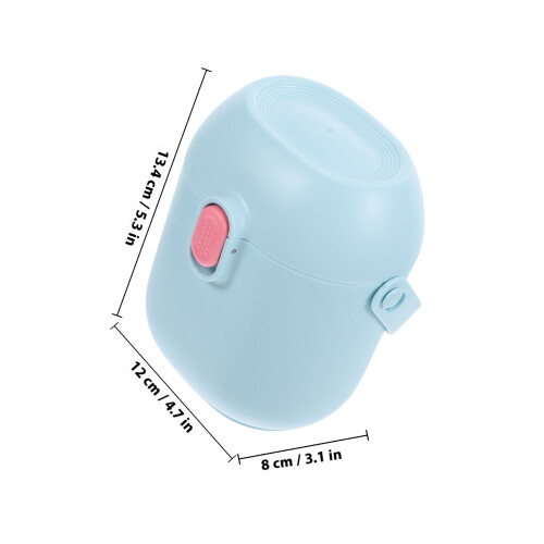 Sealed Milk Powder Box Storage Blue Pp Tpe 1pcs 1