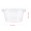 Raindrops Disposable Cups With Lids Sauce Cup Pp 100pcs 2