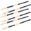 Bamboo Drum Stick Black 3 Pairs 0.5 Inches Deep 11