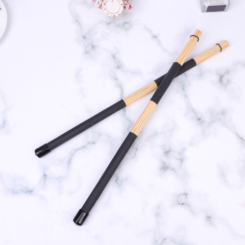 Bamboo Drum Stick Black 3 Pairs 0.5 Inches Deep 2