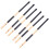 Bamboo Drum Stick Black 3 Pairs 0.5 Inches Deep 8