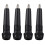 Raindrops Carbide Hiking Pole Tips Trekking Plastic Black For 6