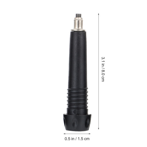 Raindrops Carbide Hiking Pole Tips Trekking Plastic Black For 1