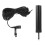 1 Set Black Lavalier Microphone With Clipping For Performance 10