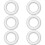 6set Wreath Forms For Crafts Polystyrene Rings For Diy Projects 10
