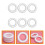 6set Wreath Forms For Crafts Polystyrene Rings For Diy Projects 7