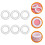 6set Wreath Forms For Crafts Polystyrene Rings For Diy Projects 5