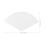 Minimalist Silver Fan Shaped Mirror Wall Decor Easy To Install 2