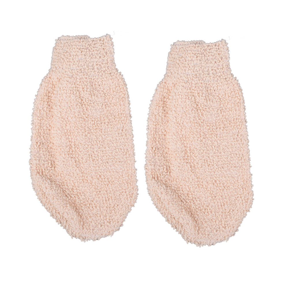 Artibetter 2 Pcs Bath Towel Shower Gloves Massage Exfoliating Body Scrubber