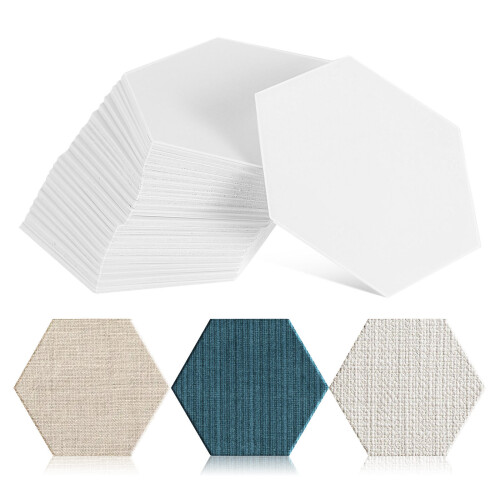 Hexagon Quilting Templates 100 Pcs For Crafting Coated