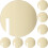Water Bottle Identifier Drink Tags Golden Acrylic 30pcs 7