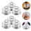 Canning Lids Regular Aluminum Screw Caps Silver 12pcs 11