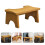 Solid Wood Toilet Stool Child Step Bathroom Chair Stable Footstool 5