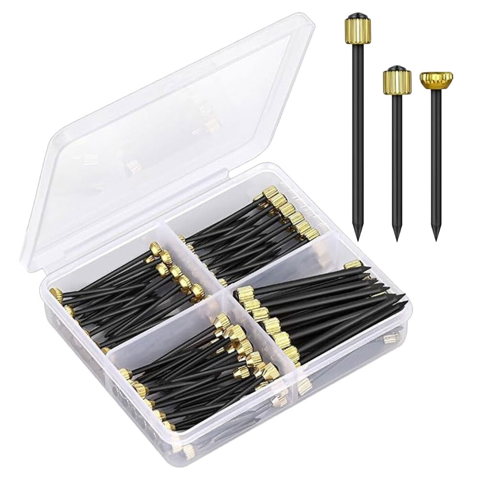 Guyelim 90 Pcs Ook Picture Hangers Nails For Hanging Pictures Black 3162458305636