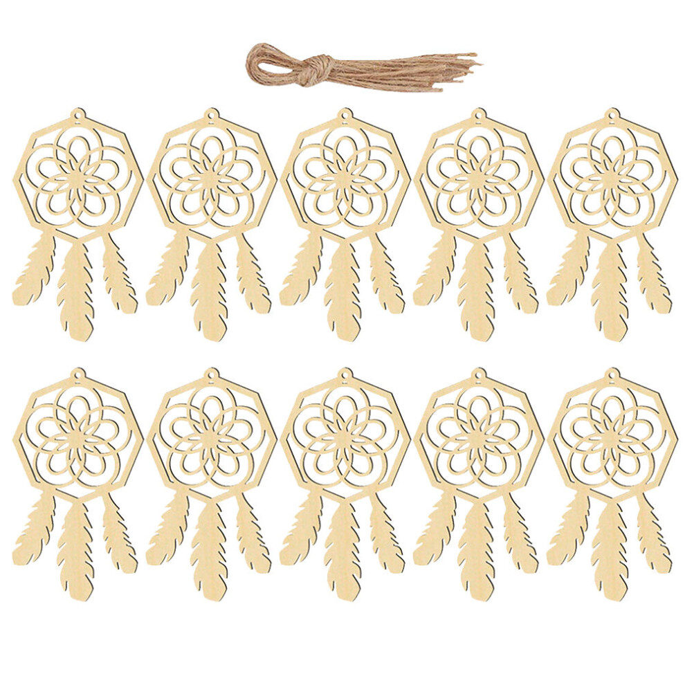 20pcs Creative Beige Dream Catcher Pendant Home Decor Ornament-image-OPC-PK8DNPQ-NEW