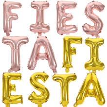 Masteelf  2 Sets Pastel Balloons Assorted Colors Alphabet Letter Child
