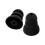 2Pcs Black Silicone Earplugs Noise Cancelling Soft Ear Tips for Sleep 1