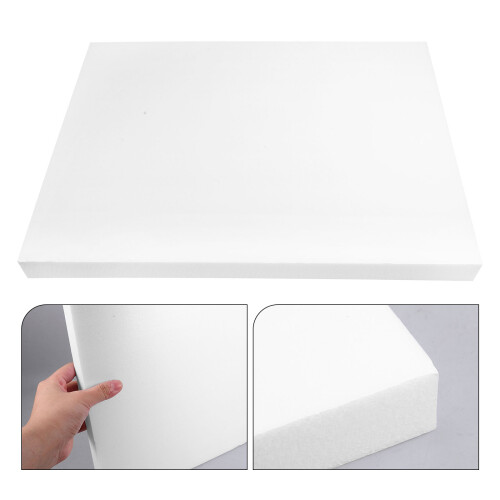 2Pcs Versatile White PU Foam Sheets Cuttable Foam Pads for Phone Use 2