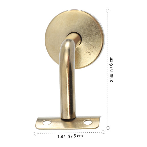 2 Pcs Staircase Handrail Bracket Support Brackets For Indoor Stairs 1