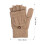 Womans Gloves -Use Brown Wool 1 Pair 6.68x4.72in 9