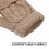 Womans Gloves -Use Brown Wool 1 Pair 6.68x4.72in 11