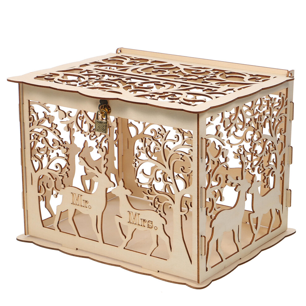 Wooden Business Card Case Rustic Wedding Decorations Bridal Party-image-OPC-PK8DP8W-NEW