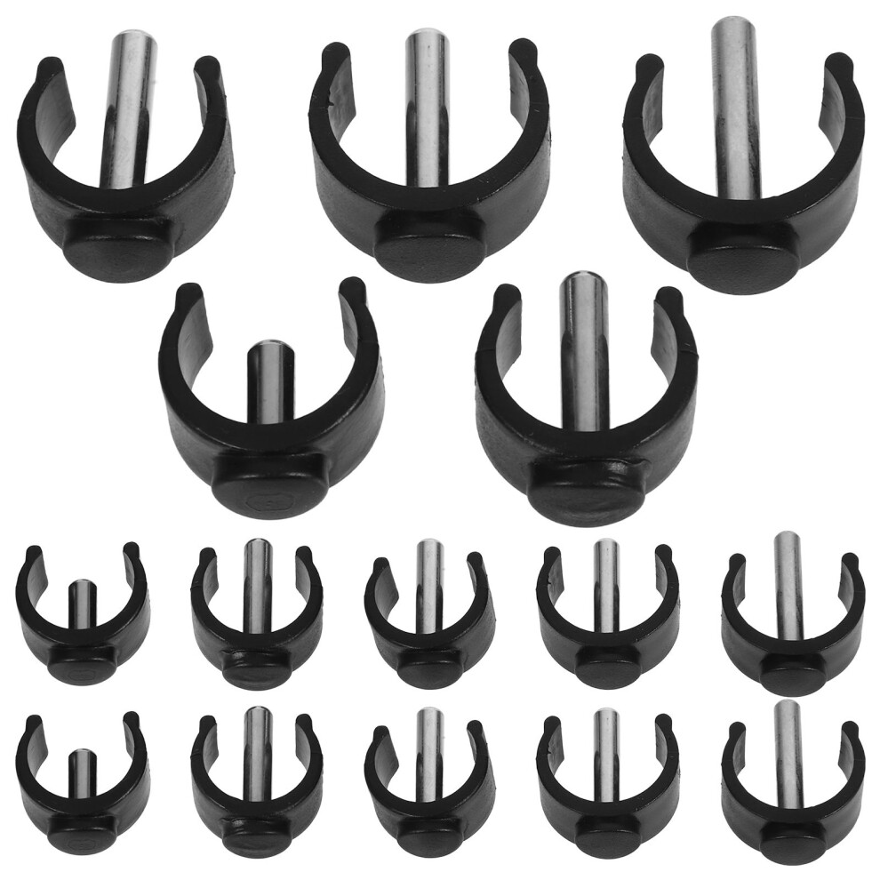 Iplusmile Black 20Pcs Wrist Straps With Handles Abs Steel For Cane