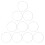 Wire Wreath Frame Silver 10pcs 9.8in Fine 11