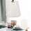 Table Lampshade Fabric Light Yellow 1 Piece Square Shape 4
