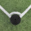 Training Marker Pole Rubber Base Black 1pcs 8.5x8.5x2.4in 5