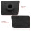 Training Marker Pole Rubber Base Black 1pcs 8.5x8.5x2.4in 8