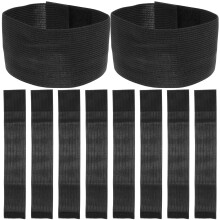 Arm Bands Adult Armband Black Polyester 10pcs