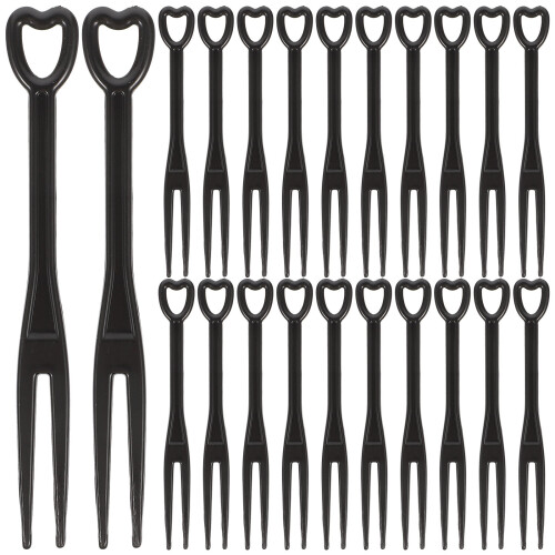 Raindrops Fruit Fork Picks 200pcs 3.5x0.5x0.4in