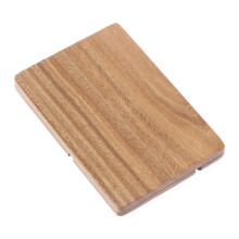 Portable Wooden Mirror Miss Folding Travel Countertop Cosmetic Makeup